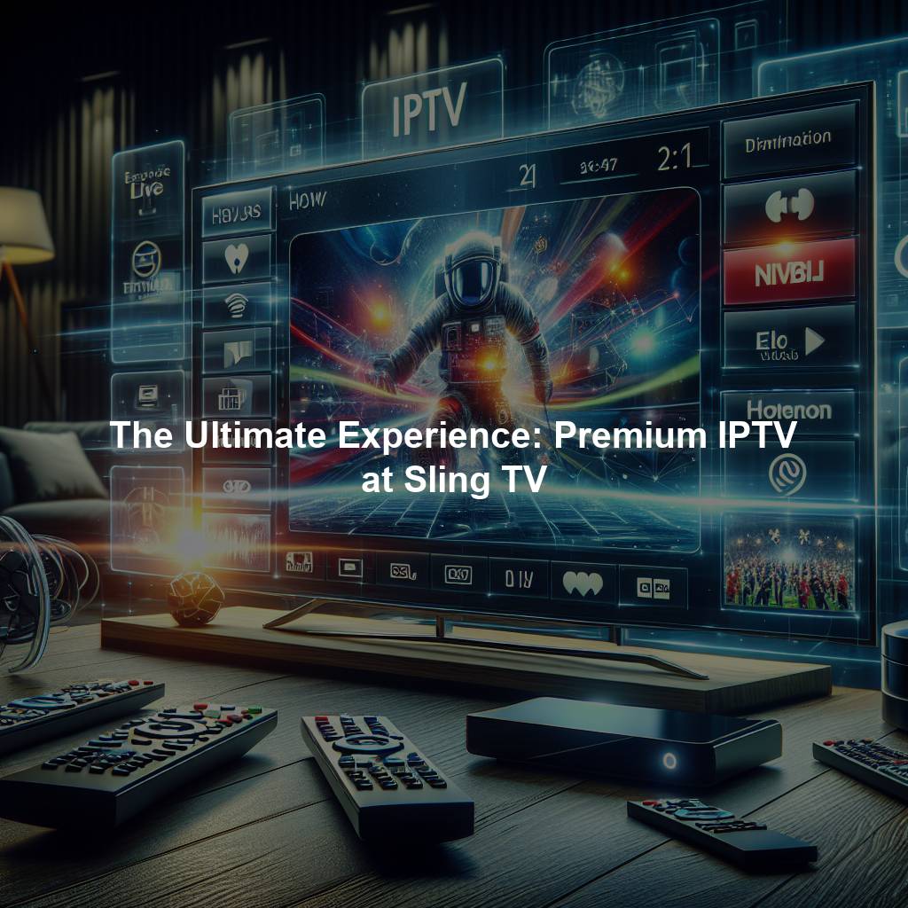 The Ultimate Experience: Premium IPTV at Sling TV